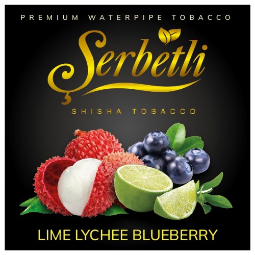 Табак Serbetli Lime Lychee Blueberry (Лайм личи черника) 100 грамм