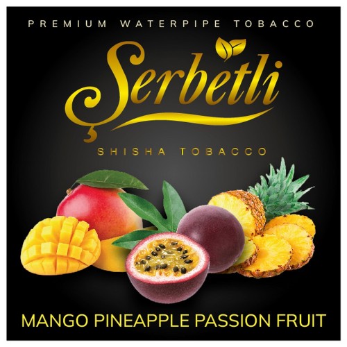 Тютюн Serbetli Mango Pineapple Passion Fruit (Манго Ананас Маракуйя) 100 гр