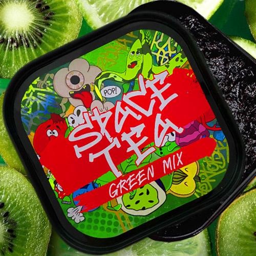 Безникотиновая смесь Space Tea Green Mix (Зеленый Микс) 250 гр