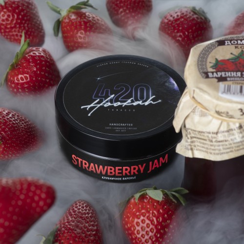 Тютюн 4:20 Strawberry Jam (Полуниця Джем) 250 гр.