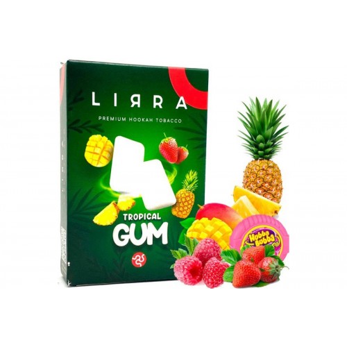 Табак Lirra Tropical Gum (Тропическая Жвачка) 50 гр