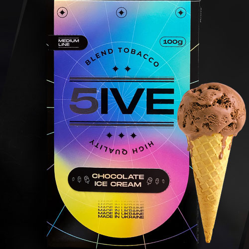 Табак 5IVE Medium Line Chocolate Ice Cream (Шоколадное Мороженое) 100 гр