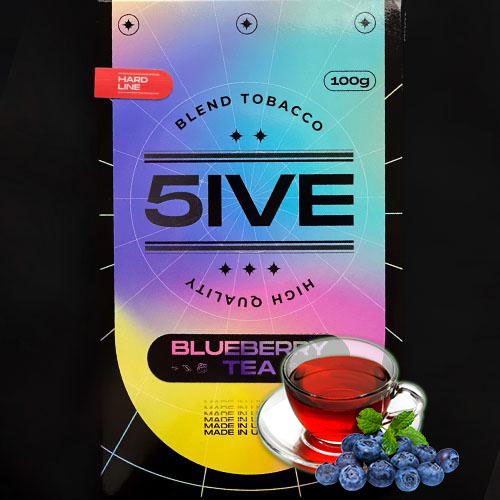 Табак 5IVE Hard Line Blueberry Tea (Черничный чай) 100 гр