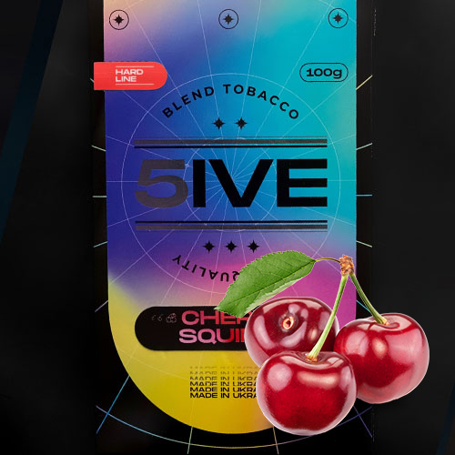 Табак 5IVE Hard Line Cherry Squirt (Вишня) 100 гр