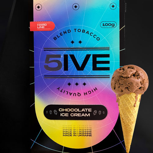 Табак 5IVE Hard Line Chocolate Ice Cream (Шоколадное Мороженое) 100 гр