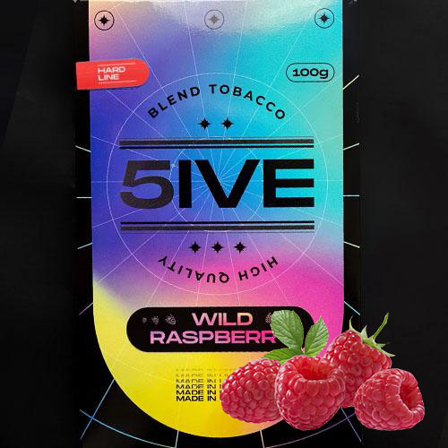 Тютюн 5IVE Hard Line Wild Raspberry (Малина) 100 гр