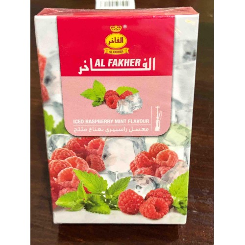 Табак для кальяна Al Fakher Iced Raspberry Mint (Малина Мята Лед) 50 грамм