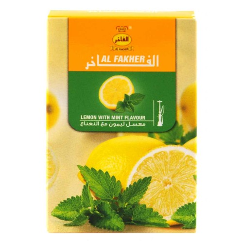 Табак для кальяна Al Fakher Iced Lemon with Mint №10 (Ледяной Лимон с Мятой, 50 г)