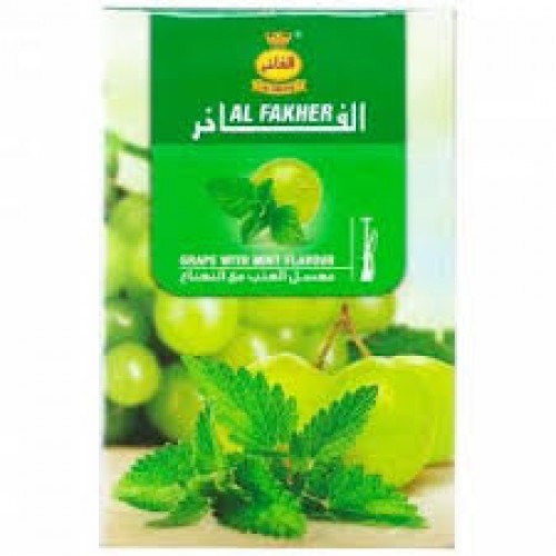 Табак для кальяна Al Fakher Grape with Mint №38 (Виноград с Мятой, 50 г)
