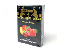 Тютюн Al Shaha Peach Raspberry Strawberry (Персик Малина Полуниця) 50 грам