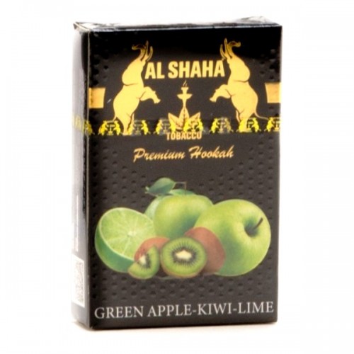 Тютюн Al Shaha Green Apple Kiwi Lime (Яблуко Ківі Лайм) 50 грам