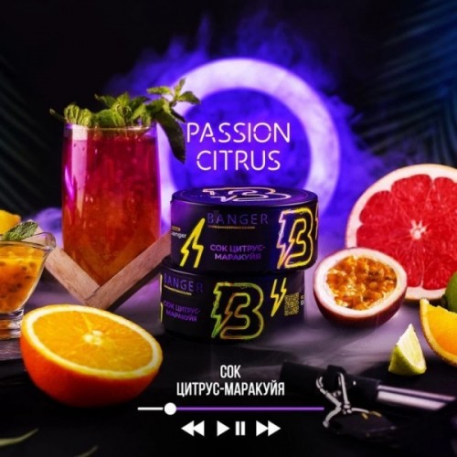 Табак Banger Passion Citrus (Маракуйя Цитрус) 100 гр
