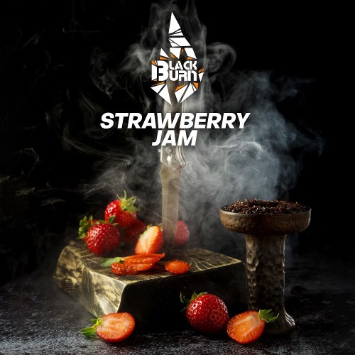 Тютюн Black Burn Strawberry Jam (Полуничний Джем) 100 грам