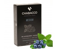 Тютюн Chabacco Medium Blueberry Mint (Чорниця c М'ятою) 50 гр