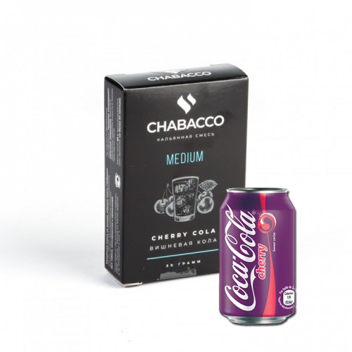 Тютюн Chabacco Medium Cherry Cola (Вишнева Кола) 50 гр