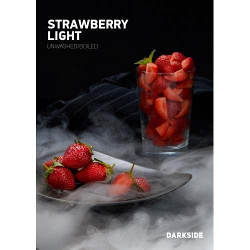 Тютюн для кальяну DarkSide Strawberry Light Medium (Полуниця) 100 грам