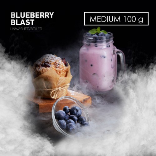 Тютюн DarkSide Blueberry Blast Medium (Чорничний Вибух) 100 грам