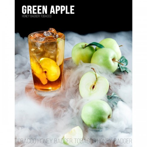 Табак Honey Badger Wild Line Green Apple (Зеленое Яблоко) 100 гр