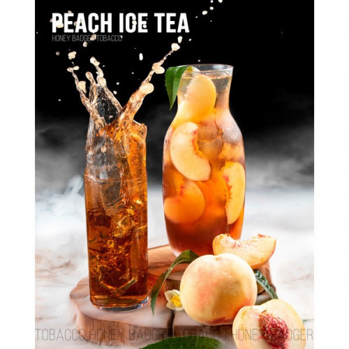 Тютюн Honey Badger Wild Line Peach Ice Tea (Персик Чай Лід) 100 гр