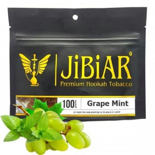 Тютюн Jibiar Grape Mint (Виноград М'ята) 100 гр