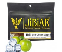 Табак Jibiar Ice Green Apple (Зеленое Яблоко Лед) 100 гр
