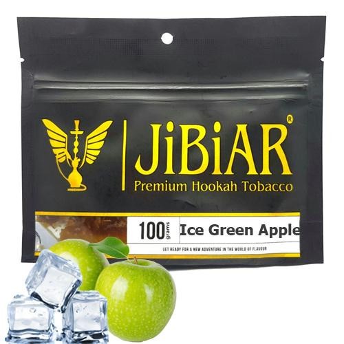 Тютюн Jibiar Ice Green Apple (Зелене Яблуко Лід) 100 гр
