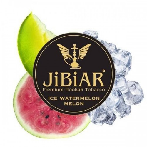 Табак Jibiar Ice Watermelon Melon (Арбуз Дыня Лед) 100 гр