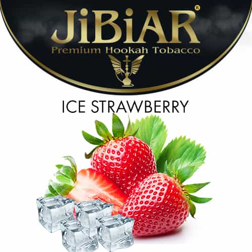 Тютюн Jibiar Ice Strawberry (Полуниця Лід) 100 гр