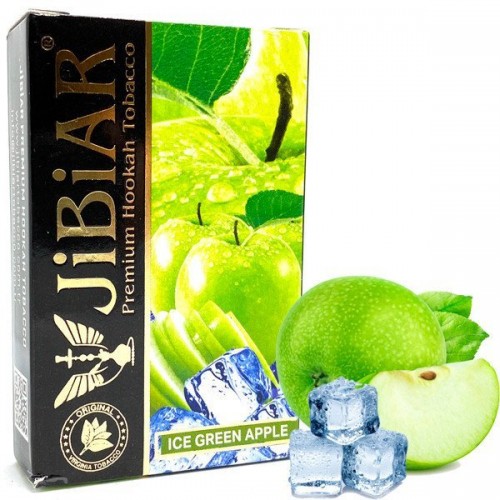 Табак Jibiar Ice Green Apple (Зеленое Яблоко Лед) 50 гр