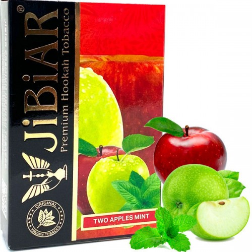 Тютюн Jibiar Two Apples Mint (Два Яблука М'ята) 50 гр