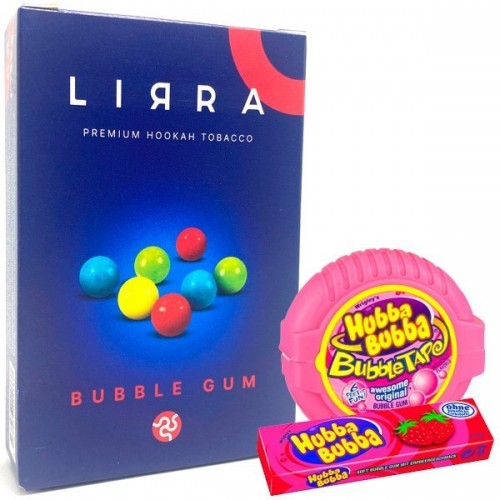 Тютюн Lirra Bubble Gum (Солодка Жвачка) 50 гр