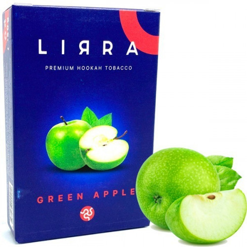 Тютюн Lirra Green Apple (Зелене Яблуко) 50 гр