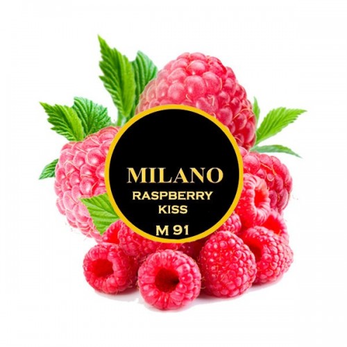 Тютюн Milano Raspberry Kiss M91 (Малина Кісс) 100 гр
