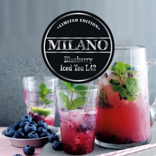 Тютюн Milano Limited Edition Blueberry Iced Tea L42 (Чорниця Чай Лід) 100 гр