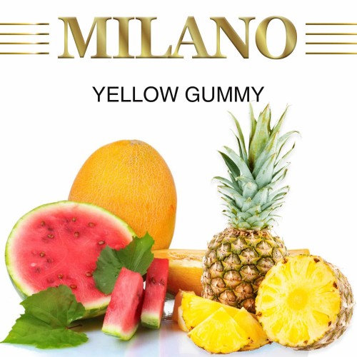 Тютюн Milano Yellow Gummy M25 (Жовті Ведмедики) 100 гр