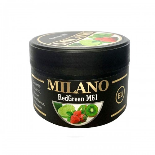 Тютюн Milano Red Green М61 (Лайм Полуниця Ківі) 100 гр