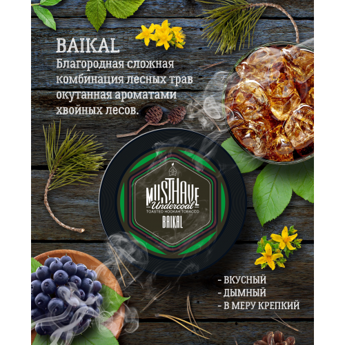 Тютюн для кальяну Must Have Baikal (Байкал) 125 гр