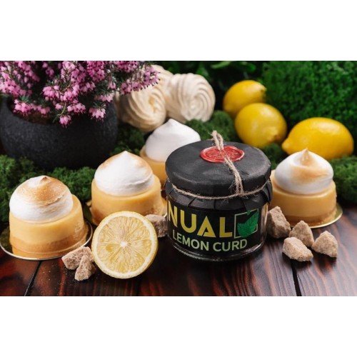Тютюн для кальяну Nual Lemon Curd (Лимон Кердем) 100 грам