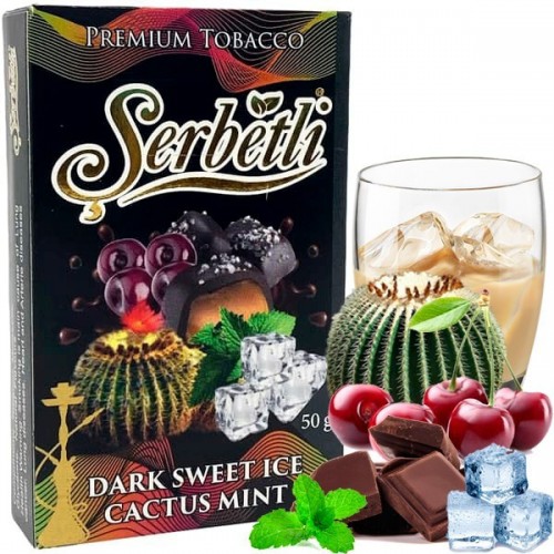 Тютюн Serbetli Dark Sweet Ice Cactus Mint (Дарк Світ Лід Кактус М'ята) 50гр