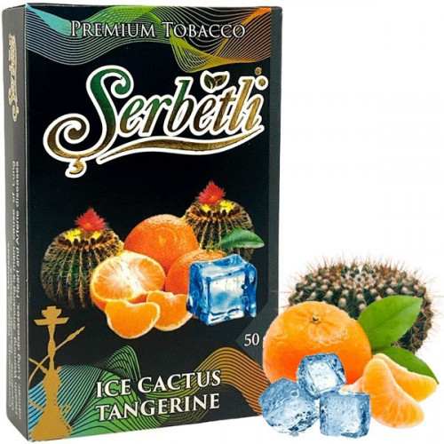 Табак Serbetli Ice Cactus Tangerine (Кактус Мандарин Лед) 50 грамм