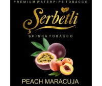 Тютюн Serbetli Peach Maracuja (Щербетлі Персик з маракуї) 50 грам