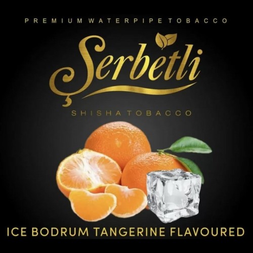 Тютюн для кальяну Serbetli Ice Bodrum Tangerine (Крижаний Мандарин) 50 грам