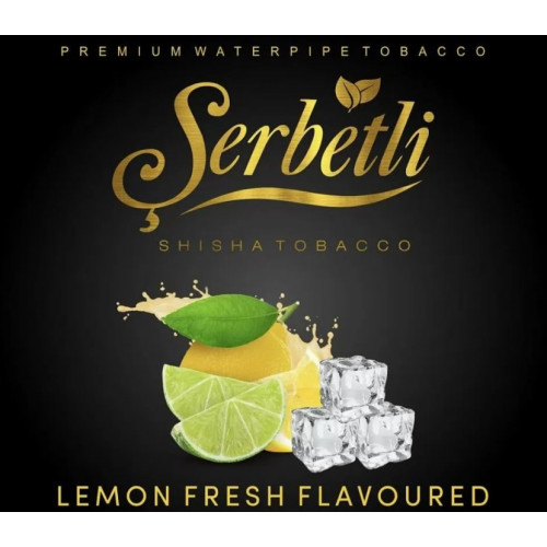 Тютюн для кальяну Serbetli Lemon Fresh (Щербетлі Лимонний Фреш) 50 грам