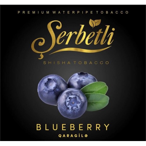 Тютюн для кальяну Serbetli Blueberry (Чорниця) 50 грам