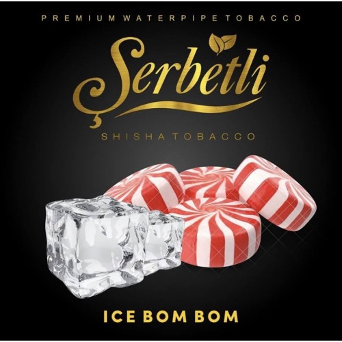 Тютюн Serbetli Ice Bom Bom (Крижані Льодяники) 50 грам