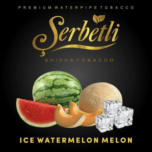 Тютюн для кальяну Serbetli Ice Watermelon Melon (Кавун Диня Лід) 50 грам