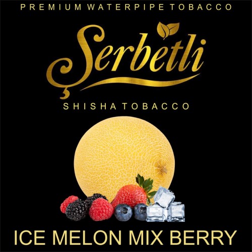 Тютюн Serbetli Ice Melon Mix Berry (Айс Диня з Ягодами) 50 грам