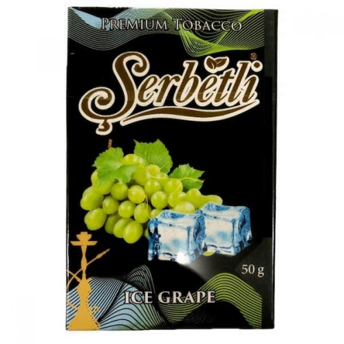 Тютюн Serbetli Ice Grape (Кріжаній Виноград) 50 грам