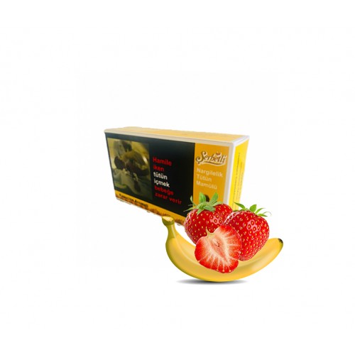 Табак Serbetli Banana Strawberry (Банан Клубника)﻿ 500 грамм