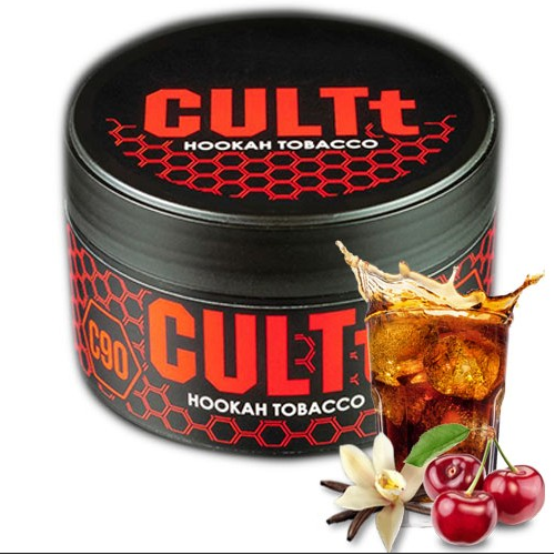 Тютюн CULTt Medium M90 Cherry Cola Vanilla (Вишнева Кола Ваніль) 100 гр